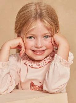 Pajamas-Sergent Major Pink nightdress and leggings