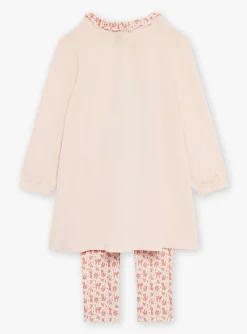 Pajamas-Sergent Major Pink nightdress and leggings