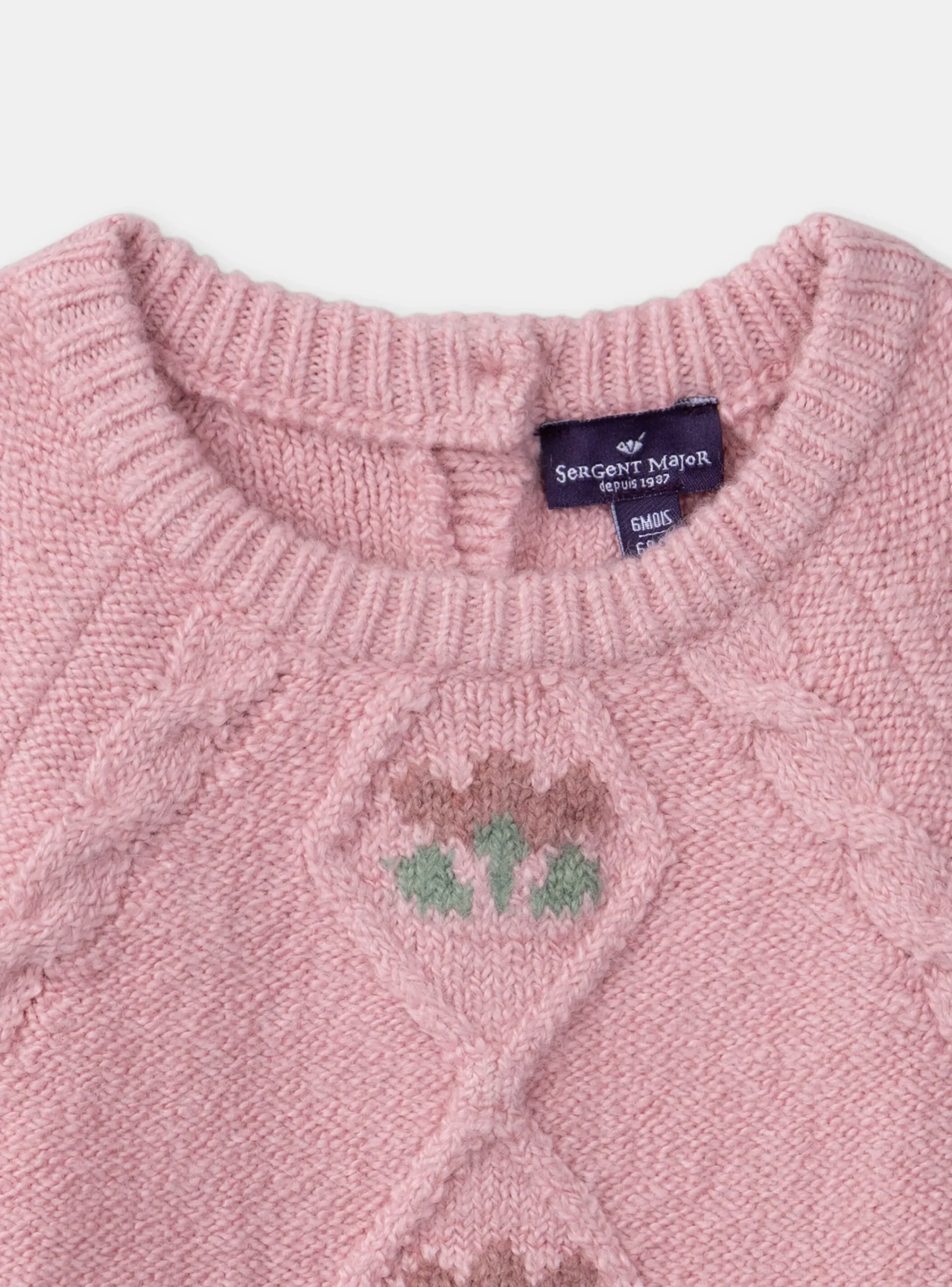 Knitwear, Sweater, Cardigan | Knitwear, Sweater, Cardigan-Sergent Major Pink PULLOVER