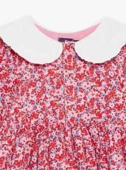 Dress-Sergent Major Pink, red and lilac floral print dress