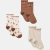 Underwear, Socks, Tights-Sergent Major Pink SOCKS SETx3