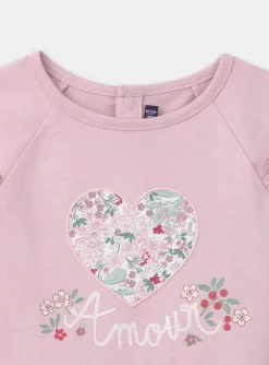 Shirt, T-shirt-Sergent Major Pink TEE SHIRT LS