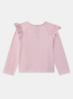 Shirt, T-shirt-Sergent Major Pink TEE SHIRT LS
