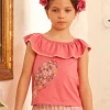 Shirt, T-shirt-Sergent Major Pink T-shirt with an elephant