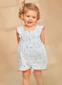 Romper, Jumpsuit & Outfit | Romper, Jumpsuit & Outfit-Sergent Major Printed playsuit