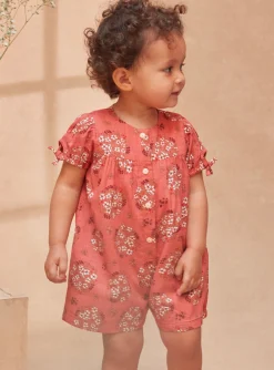 Romper, Jumpsuit & Outfit | Romper, Jumpsuit & Outfit-Sergent Major Printed terracotta jumpsuit