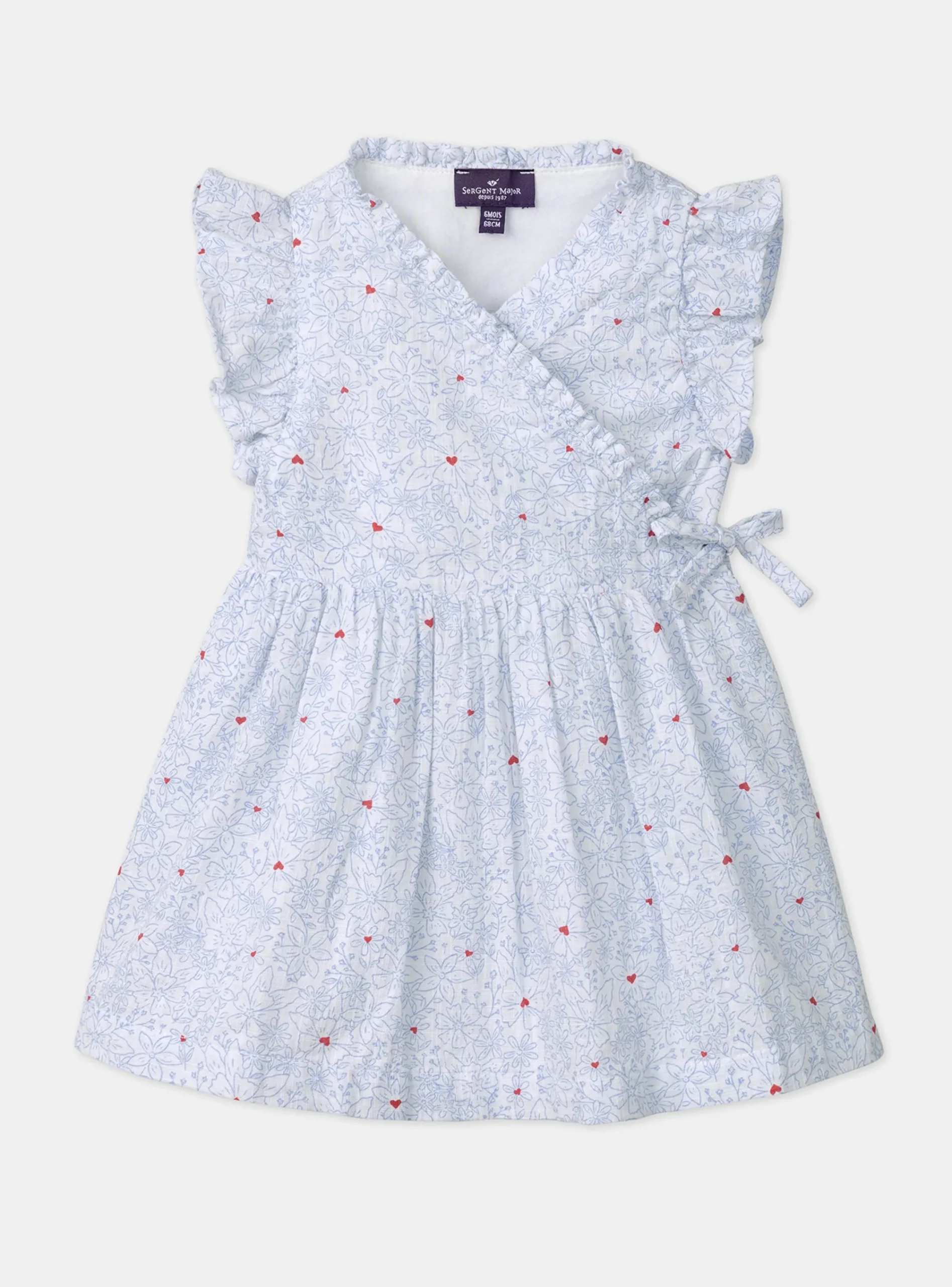 Dress | Dress-Sergent Major Printed wraparound dress