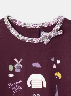 Shirt, T-shirt-Sergent Major Purple TEE SHIRT LS