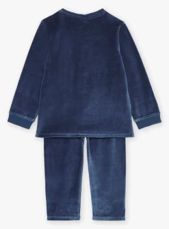 Pajamas-Sergent Major Purple velvet pyjamas and hat