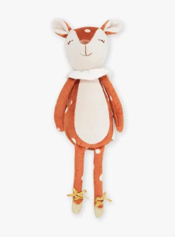 Toys-Sergent Major Red and grey doe birth cuddly toy