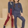Sweatpants | Trousers, Jeans And Legging-Sergent Major 2 red and navy blue leggings