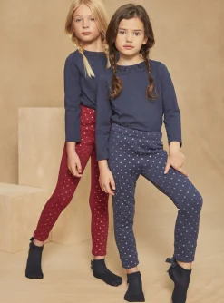 Sweatpants | Trousers, Jeans And Legging-Sergent Major 2 red and navy blue leggings