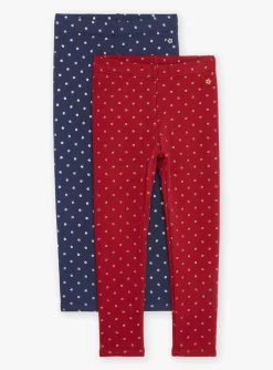 Sweatpants | Trousers, Jeans And Legging-Sergent Major 2 red and navy blue leggings