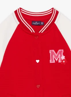 Knitwear, Sweater, Cardigan-Sergent Major Red and white tubic teddy