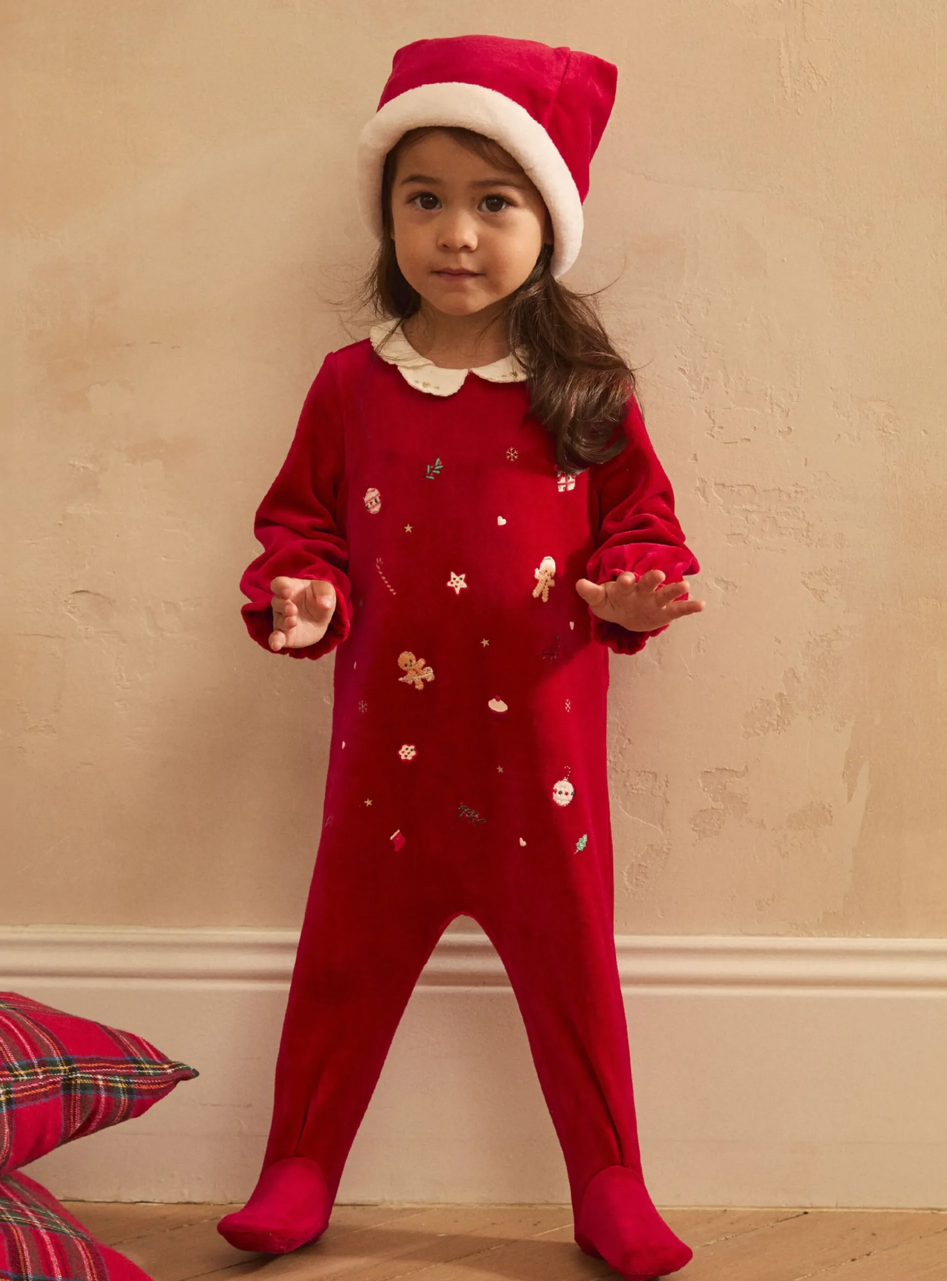 Pajamas & Rompers | Pajamas & Rompers-Sergent Major Red BABYGROW