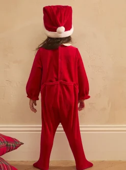 Pajamas & Rompers | Pajamas & Rompers-Sergent Major Red BABYGROW