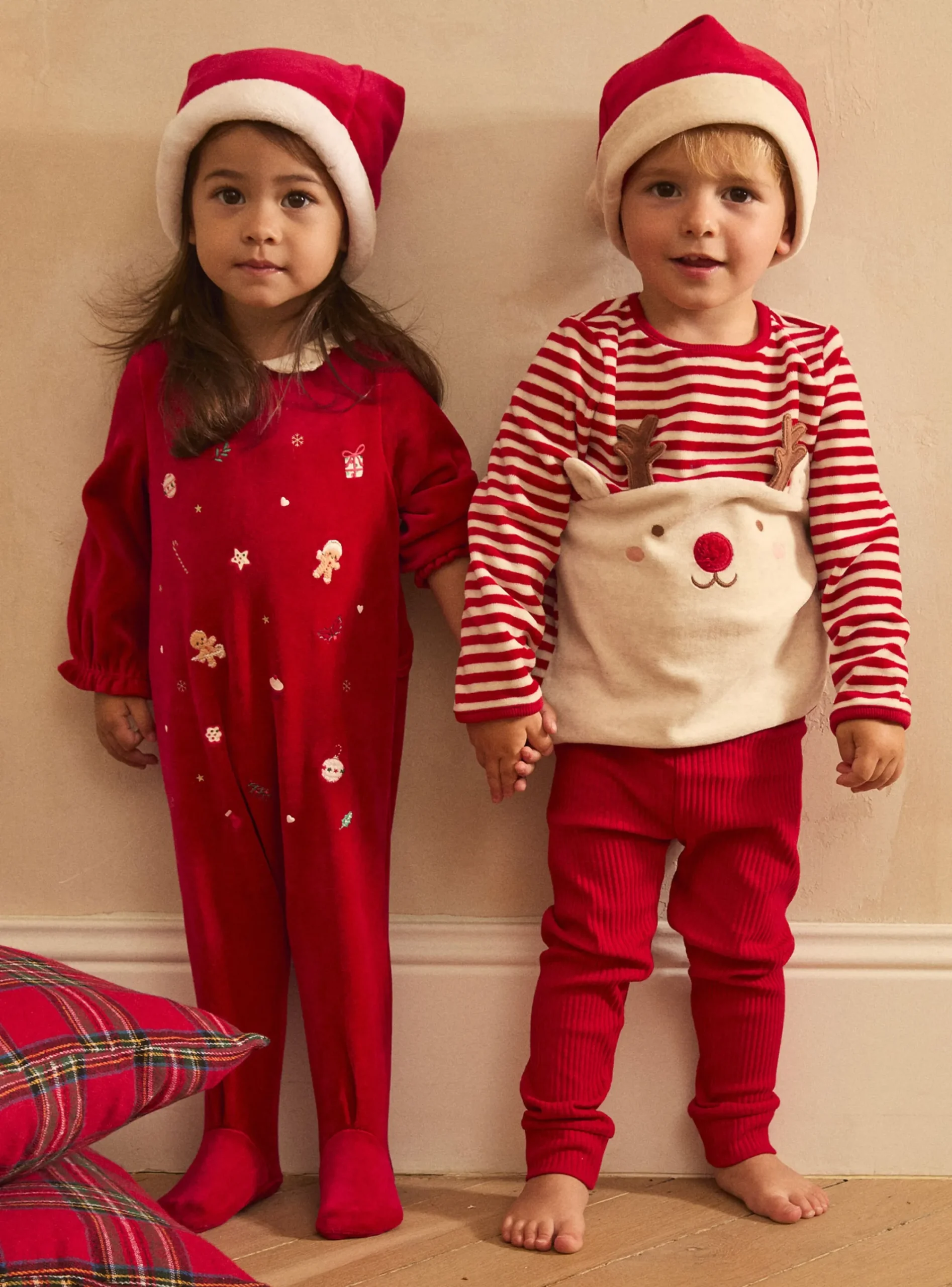 Pajamas & Rompers | Pajamas & Rompers-Sergent Major Red BABYGROW