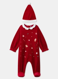 Pajamas & Rompers | Pajamas & Rompers-Sergent Major Red BABYGROW