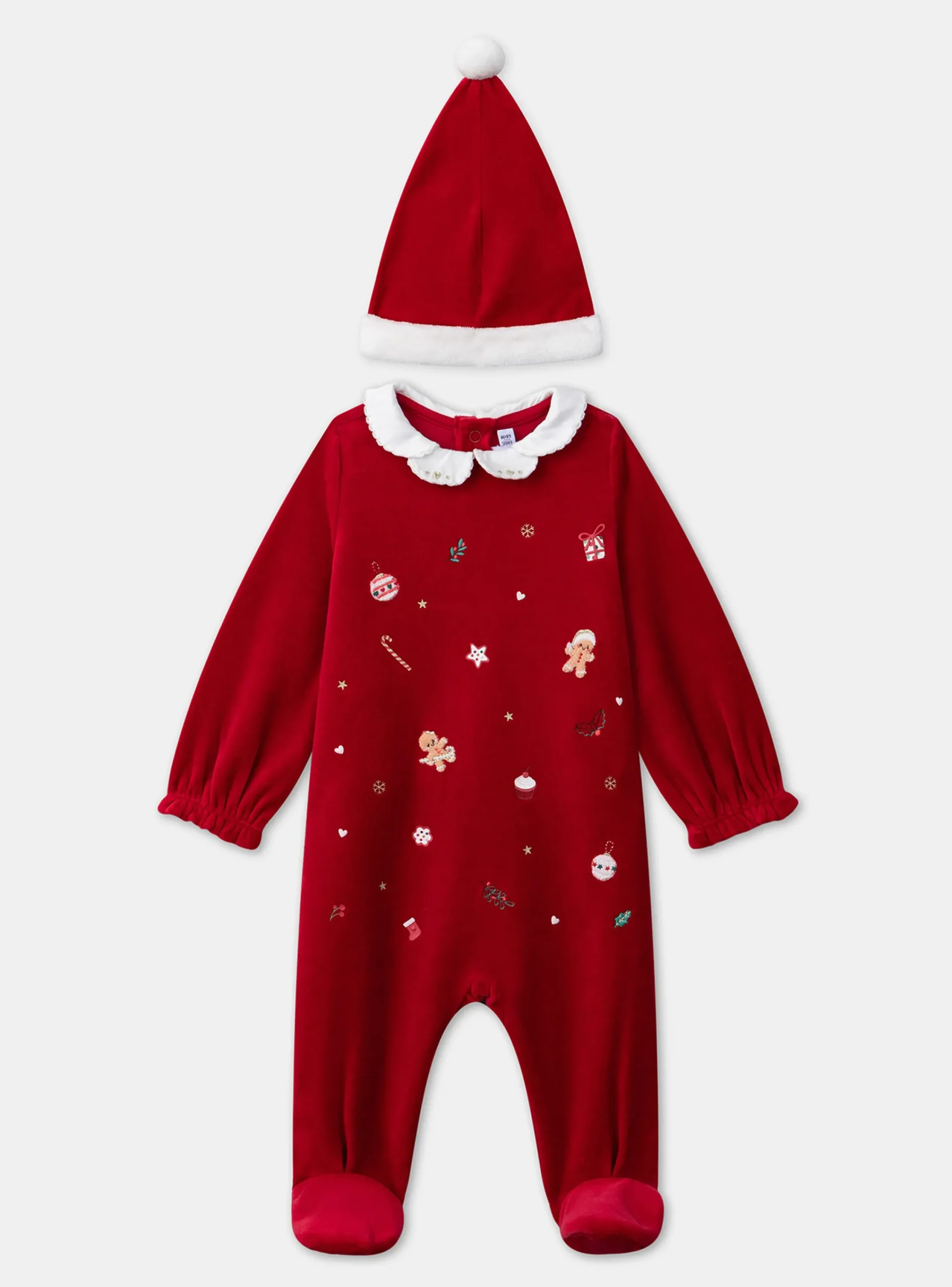 Pajamas & Rompers | Pajamas & Rompers-Sergent Major Red BABYGROW