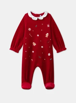 Pajamas & Rompers | Pajamas & Rompers-Sergent Major Red BABYGROW