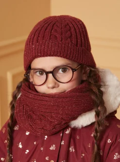Beany, Scarf, Gloves-Sergent Major Red BEANY