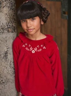 Shirt, T-shirt-Sergent Major Red BLOUSE
