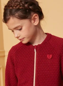 Knitwear, Sweater, Cardigan-Sergent Major Red CARDIGAN