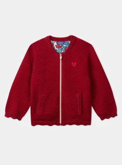 Knitwear, Sweater, Cardigan-Sergent Major Red CARDIGAN