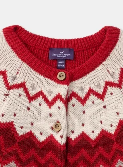 Knitwear, Sweater, Cardigan-Sergent Major Red CARDIGAN