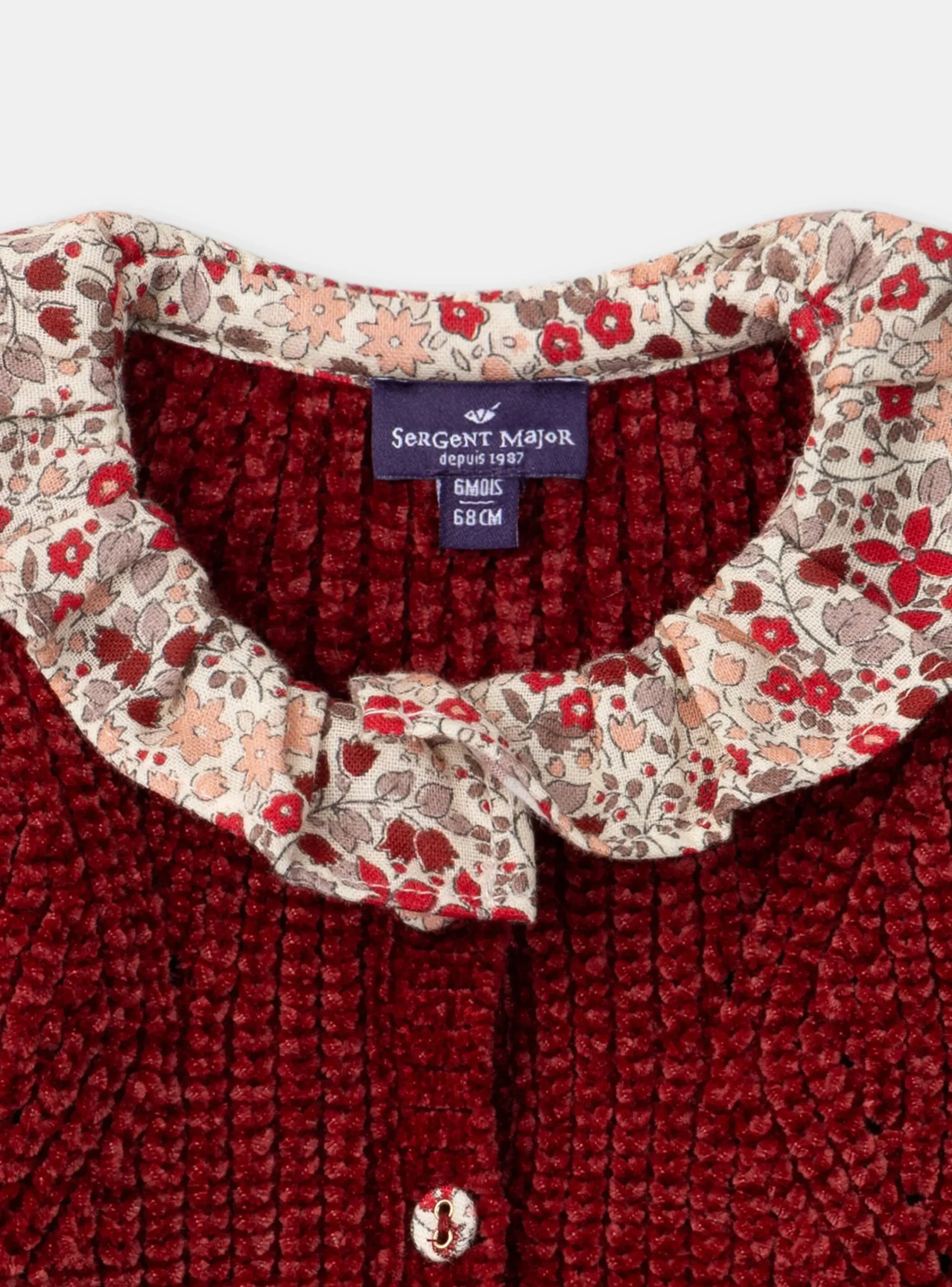 Knitwear, Sweater, Cardigan | Knitwear, Sweater, Cardigan-Sergent Major Red CARDIGAN