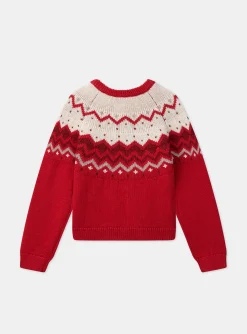 Knitwear, Sweater, Cardigan-Sergent Major Red CARDIGAN