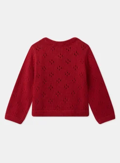 Knitwear, Sweater, Cardigan | Knitwear, Sweater, Cardigan-Sergent Major Red CARDIGAN