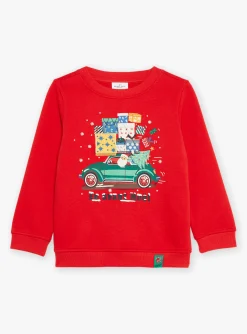Knitwear, Sweater, Cardigan-Sergent Major Red Christmas sweatshirt