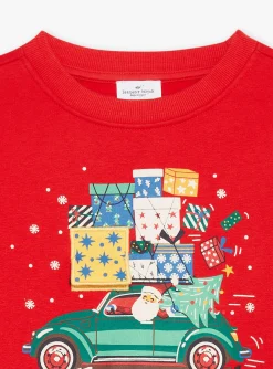 Knitwear, Sweater, Cardigan-Sergent Major Red Christmas sweatshirt