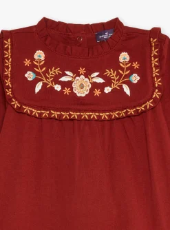 Shirt, T-shirt-Sergent Major Red long-sleeved T-shirt