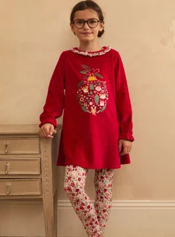 Pajamas-Sergent Major Red NIGHT DRESS