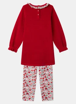 Pajamas-Sergent Major Red NIGHT DRESS