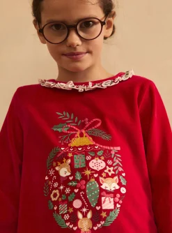 Pajamas-Sergent Major Red NIGHT DRESS