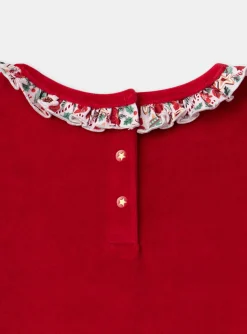 Pajamas-Sergent Major Red NIGHT DRESS
