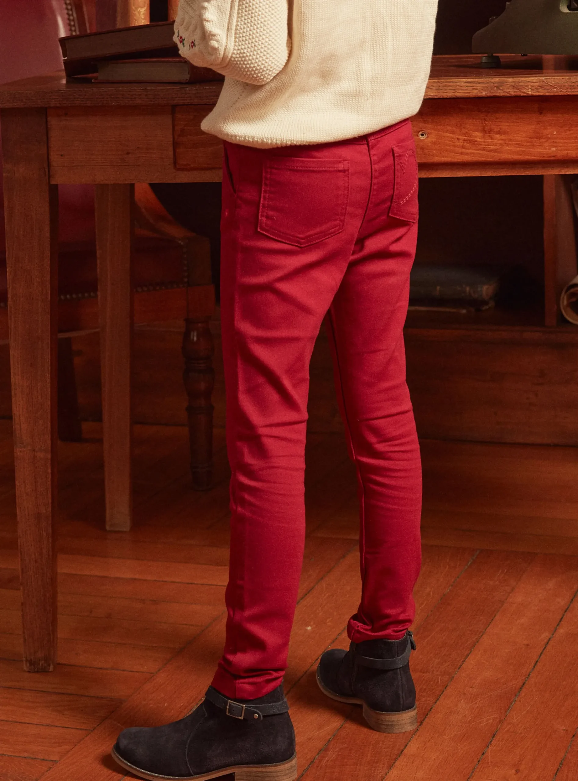 Trousers, Jeans And Legging-Sergent Major Red PANTS