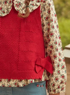 Knitwear, Sweater, Cardigan-Sergent Major Red PULLOVER SS