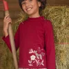 Shirt, T-shirt-Sergent Major Red TEE SHIRT LS