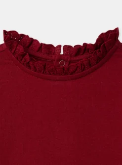 Shirt, T-shirt-Sergent Major Red TEE SHIRT LS