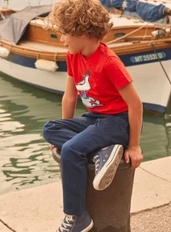T-shirt, Polo Shirt-Sergent Major Red TEE SHIRT SS