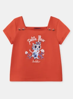 Shirt, T-shirt-Sergent Major Red TEE SHIRT SS