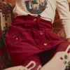 Skirt, Shorts-Sergent Major Red velvet skirt