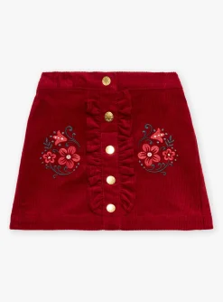 Skirt, Shorts-Sergent Major Red velvet skirt