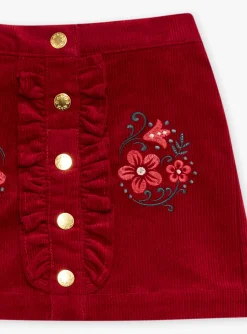 Skirt, Shorts-Sergent Major Red velvet skirt
