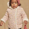 Coat, Jacket | Coat, Jacket-Sergent Major Reversible ecru and pink hooded coat