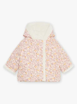 Coat, Jacket | Coat, Jacket-Sergent Major Reversible ecru and pink hooded coat